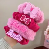 4pcs Fashion Barbie Elastic Scrunchies Hair Band